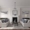 Ekena Millwork Small Alexandria Ceiling Medallion (Canopies up to 4 5/8"), 7 7/8"OD x 3/4"P, Pot of Cream Crackle CM07ALPCC - alternate 4